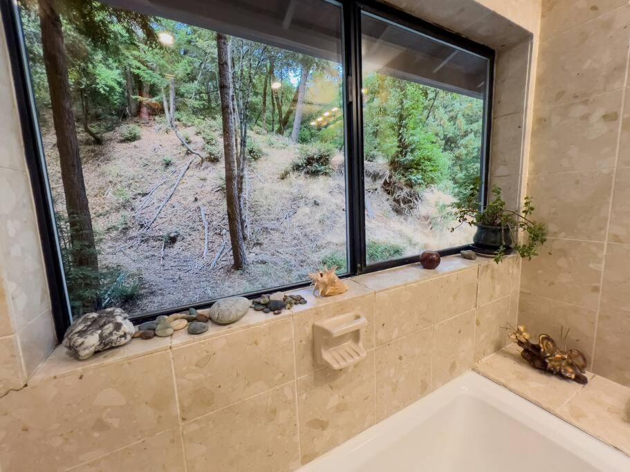 Апартаменты Little House In The Redwoods With A Hot Tub! Гарбервилл Экстерьер фото