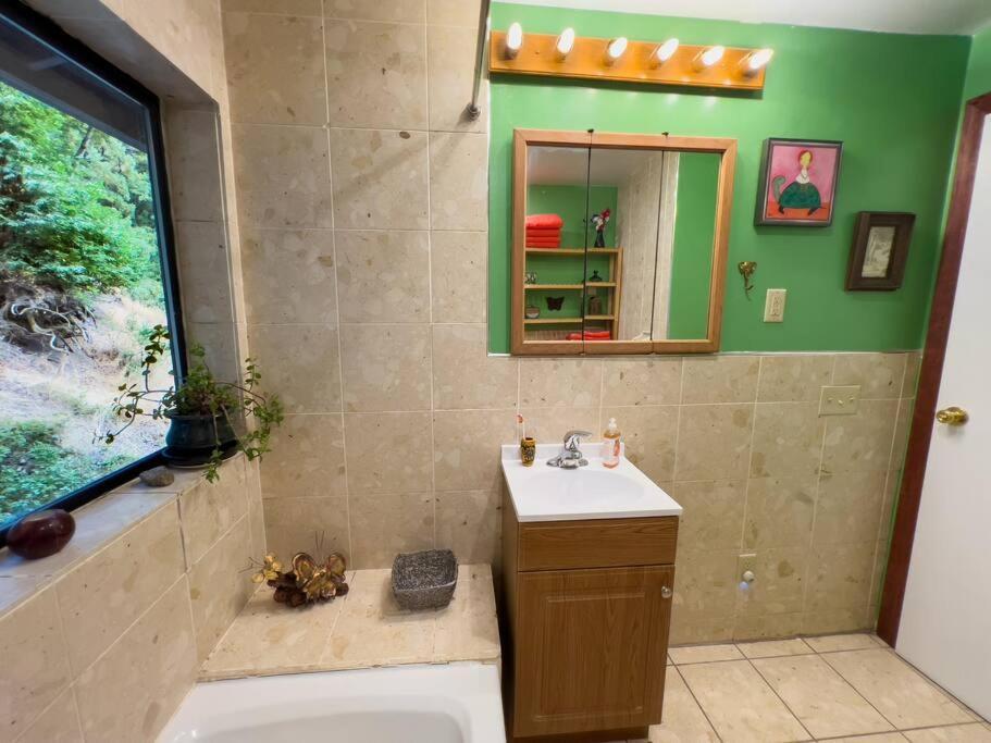 Апартаменты Little House In The Redwoods With A Hot Tub! Гарбервилл Экстерьер фото