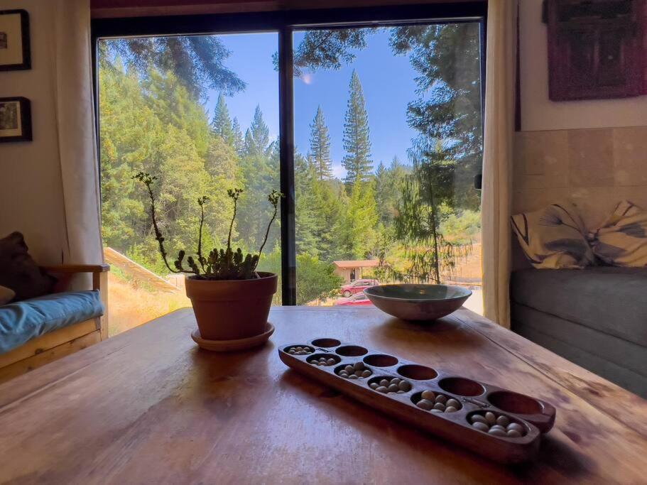 Апартаменты Little House In The Redwoods With A Hot Tub! Гарбервилл Экстерьер фото